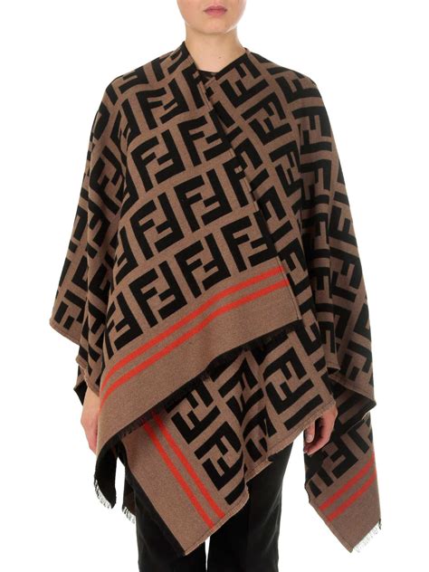 fendi ponchi|fendi poncho sale.